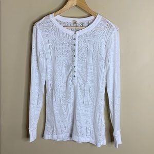Dylan white‎ lace top